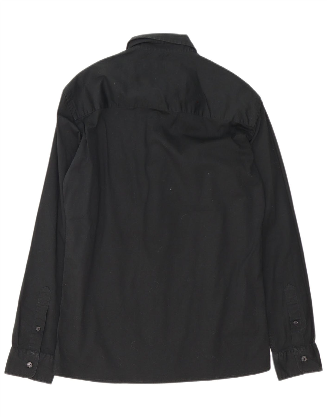 Camisa para hombre French Connection Small de algodón negro