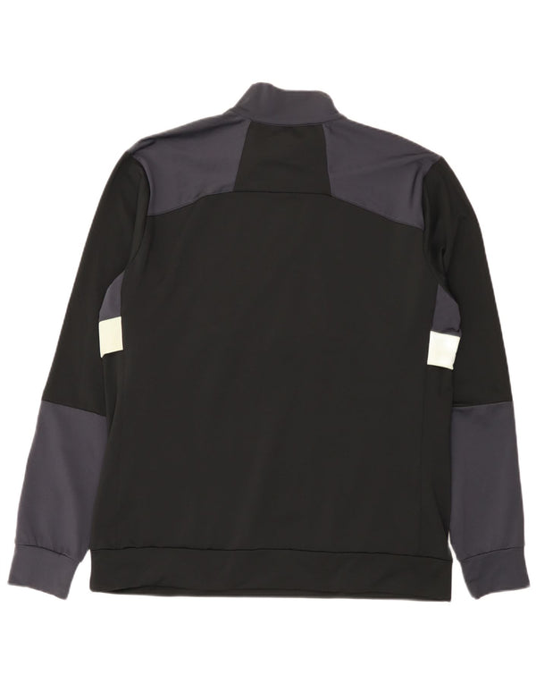 Lyle & Scott - Sudadera con cuello y cremallera para hombre, talla grande, color negro