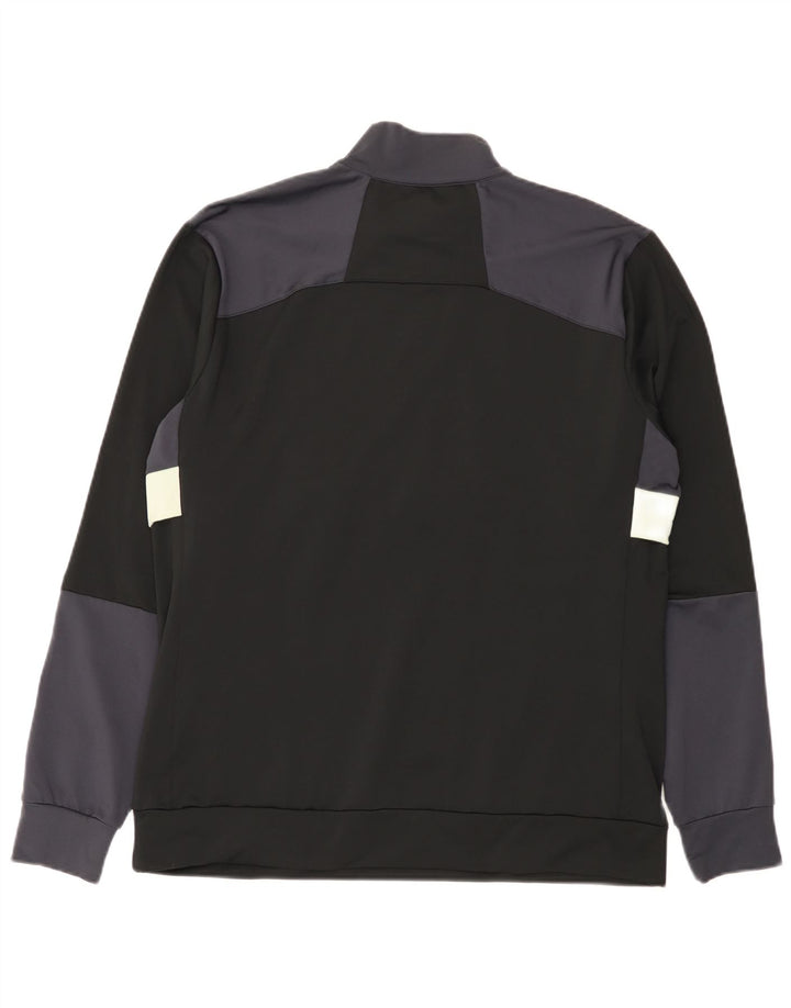 Lyle & Scott - Sudadera con cuello y cremallera para hombre, talla grande, color negro