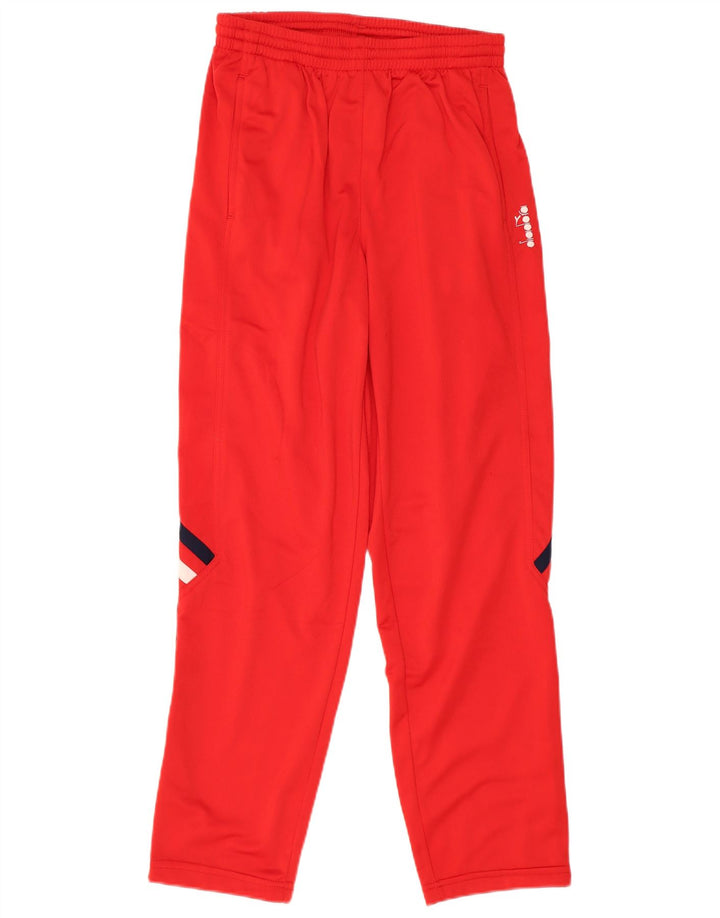 Diadora Pantalón Chándal Hombre ES 38 Medio Rojo Poliéster