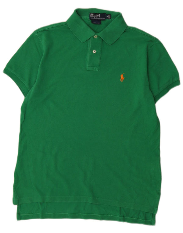 Polo Ralph Lauren - Camisa de ajuste personalizado para hombre, algodón verde pequeño