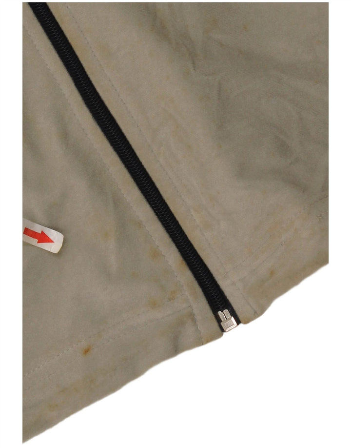 Diadora Chaqueta de chándal para hombre ES 46 XL Gris Colorblock Poliéster