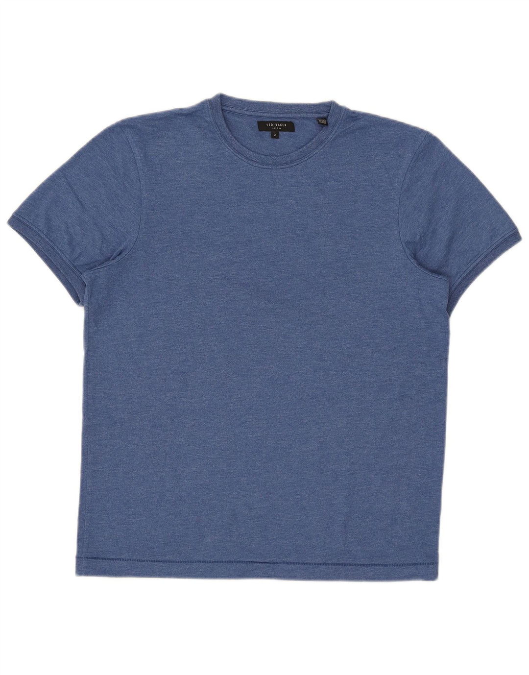 Ted Baker - Camiseta para hombre, talla 3, algodón azul mediano