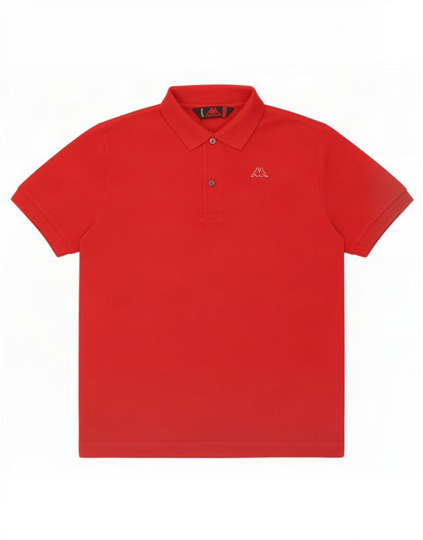 Kappa Polo Hombre Small Rojo Algodón