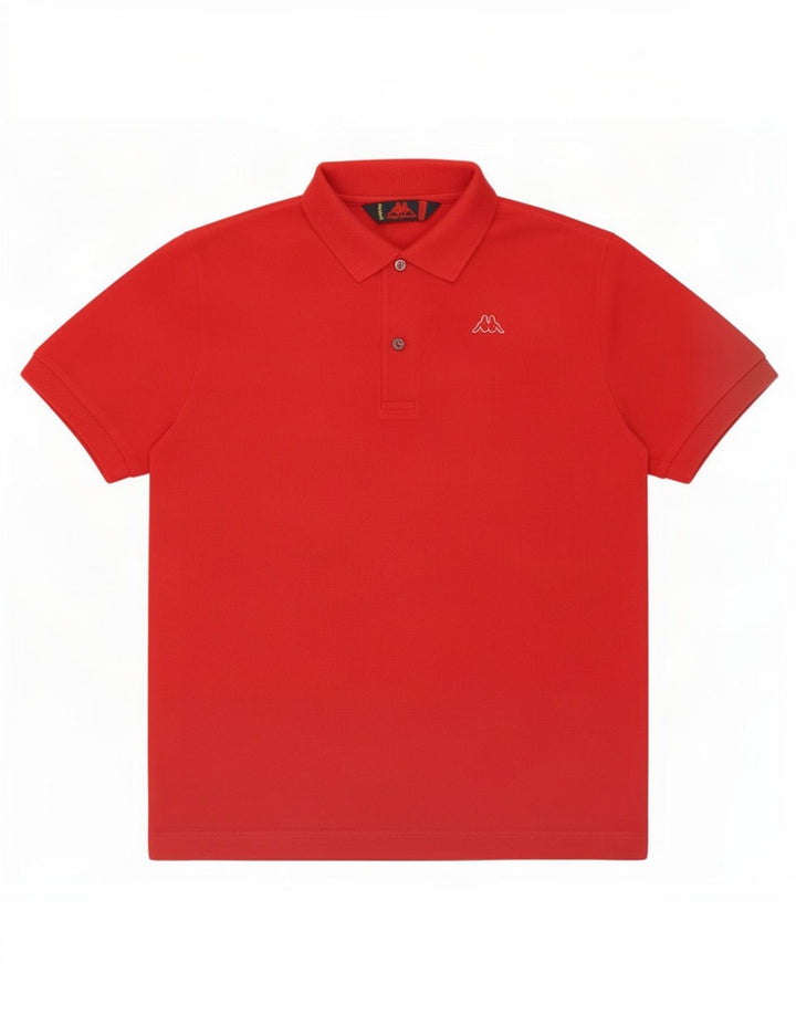 Kappa Polo Hombre Small Rojo Algodón