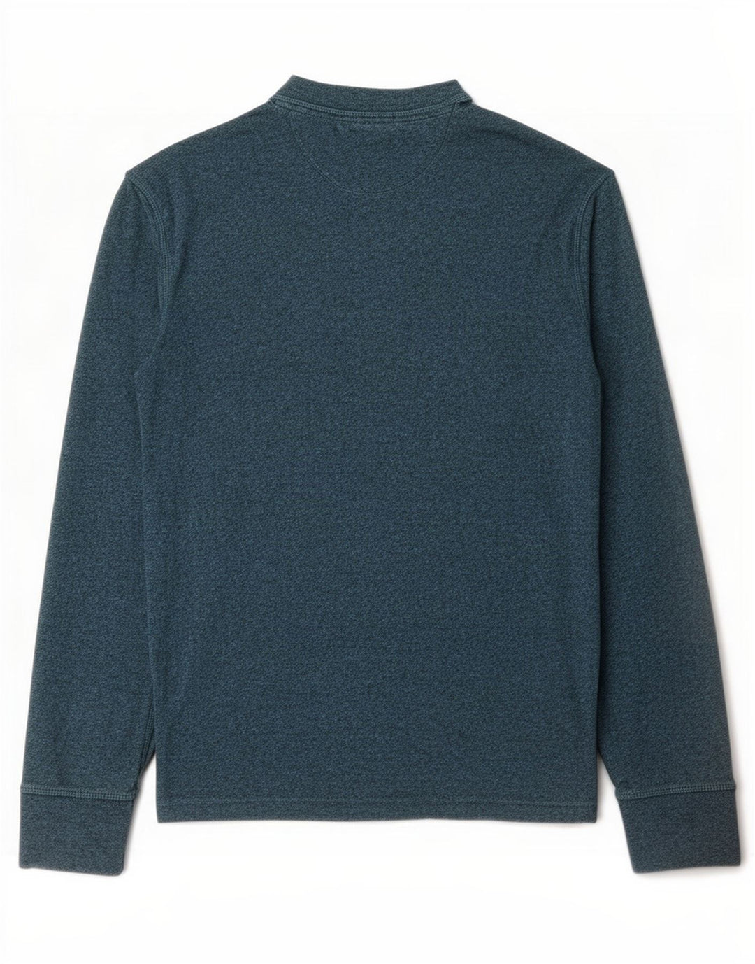 Superdry Hombre Top De Manga Larga De Algodón Moteado Verde Medio