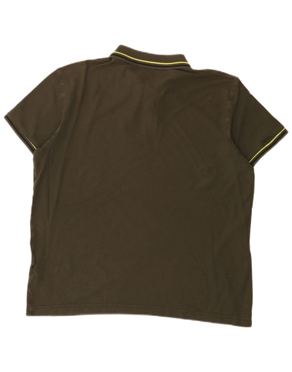 Lotto Life's Polo para Hombre 2XL Algodón Caqui