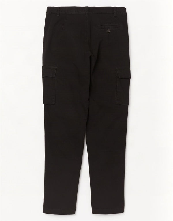 French Connection Pantalones Cargo Rectos para Hombre Pequeño W32 L30 Azul Marino