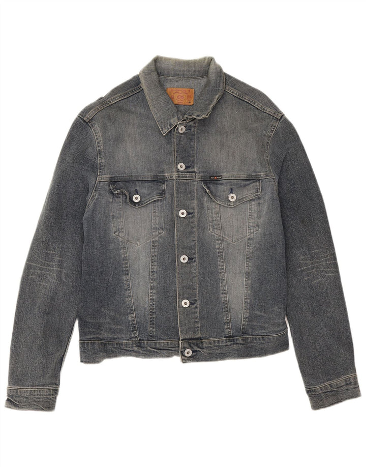 Energie Chaqueta vaquera para hombre UK 38 Algodón azul medio