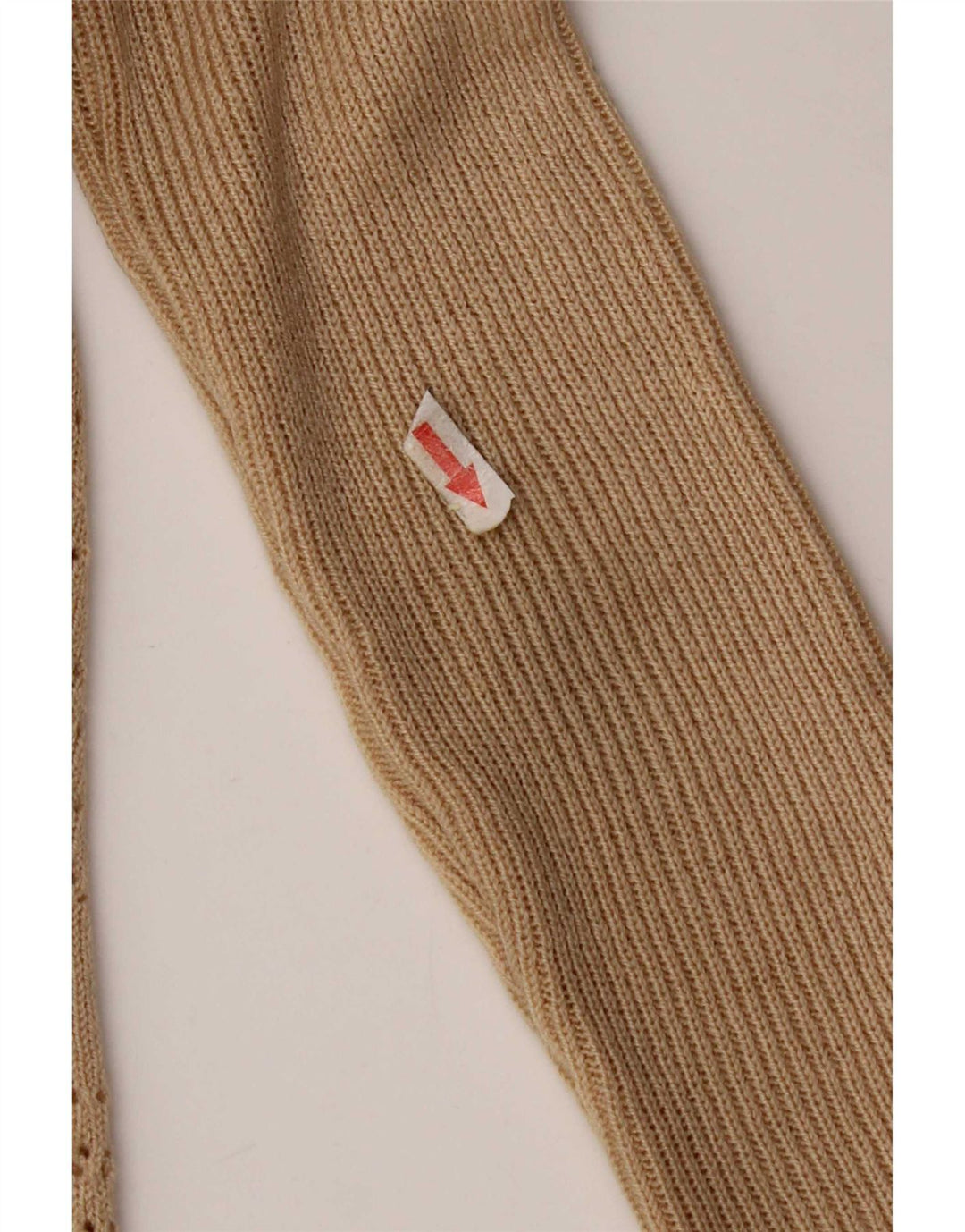 Vintage mujer Cardigan suéter IT 44 Medio Beige Angora