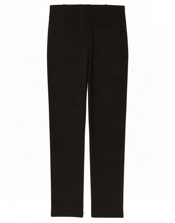 Marks & Spencer Pantalones chinos cónicos para mujer UK 40 Large W32 L29 Negro