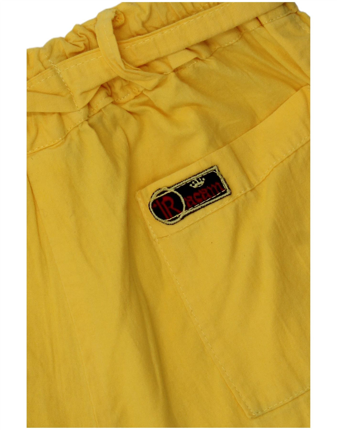 Pantalones cortos cargo vintage para mujer W28 amarillo medio