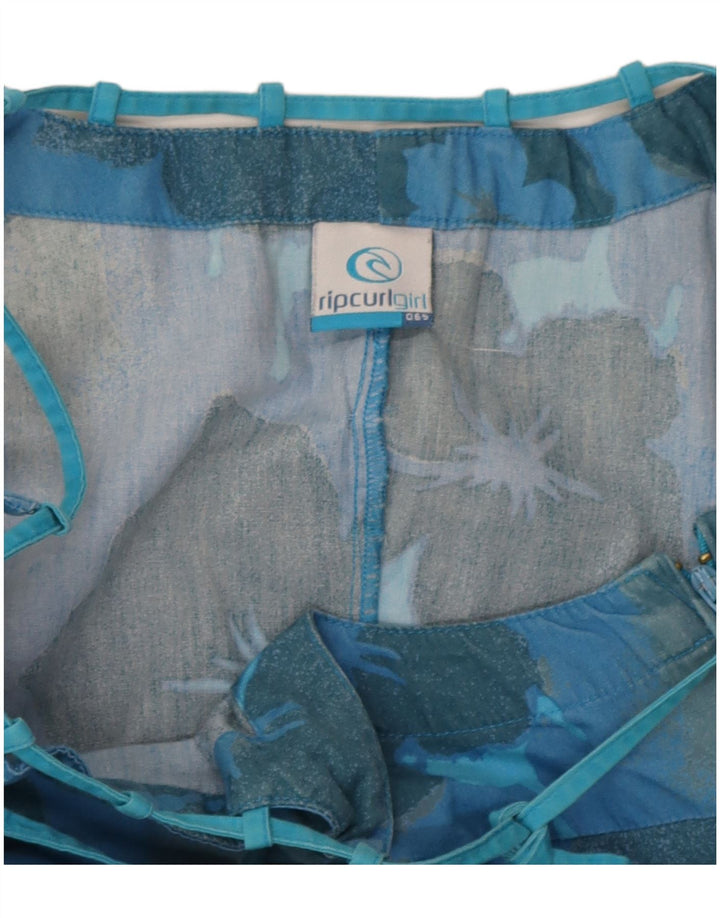 Vestido halter Rip Curl para mujer EU 38 Algodón floral azul medio