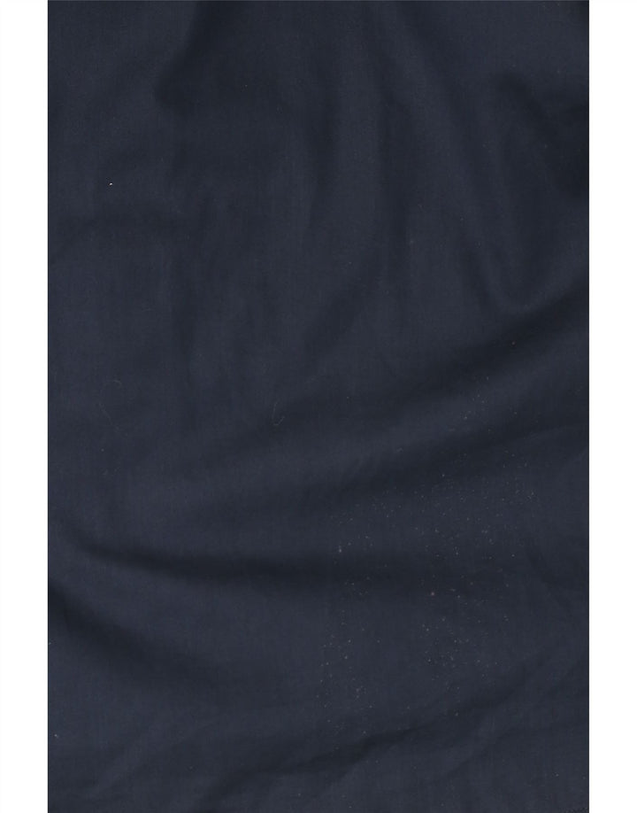 Prada Camisa Hombre Talla 16 Grande Azul Marino Algodón