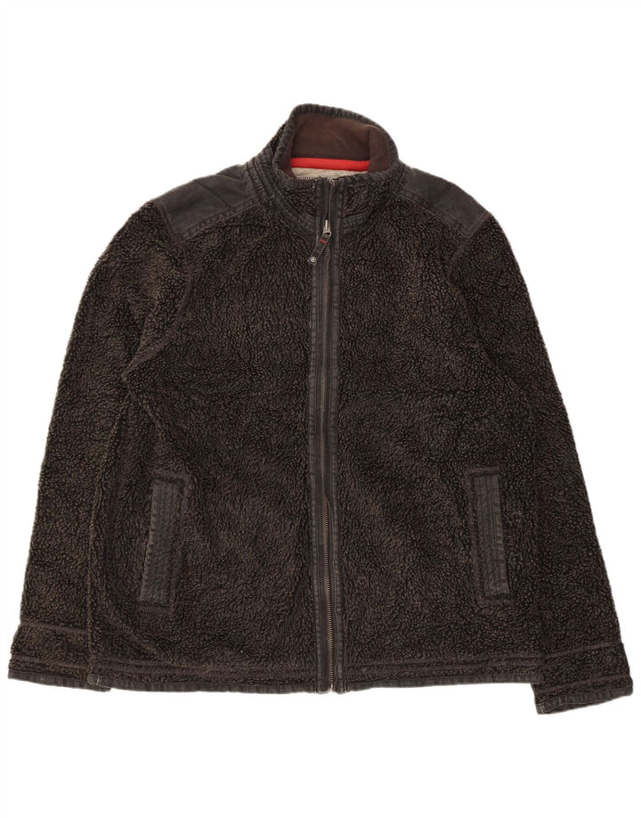 Chaqueta polar para hombre Fat Face ES 42 XL Poliéster negro