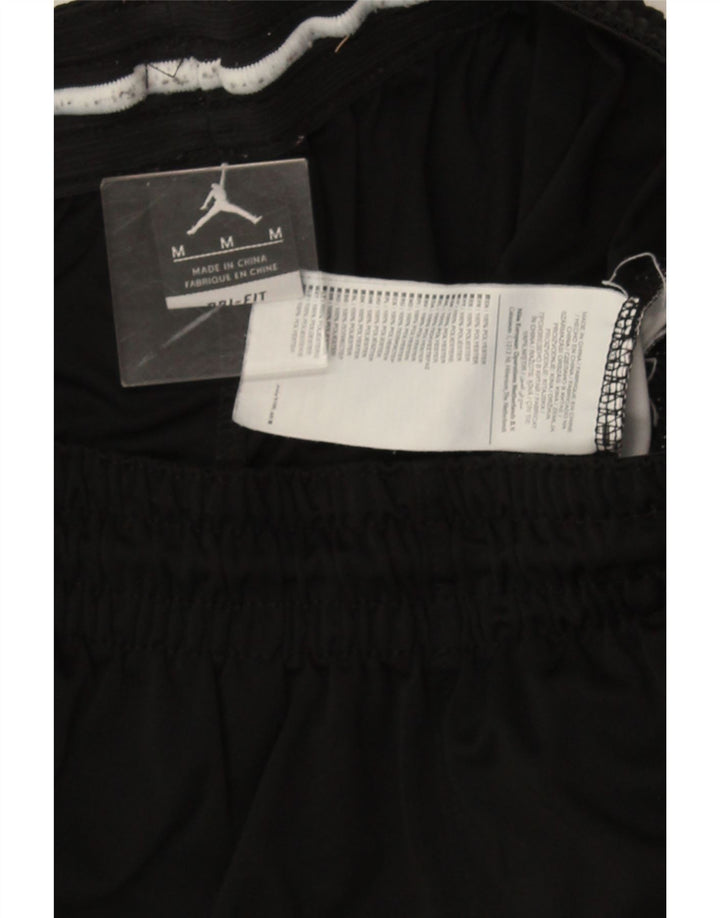 Jordan Shorts deportivos Dri Fit para hombre Poliéster color block mediano negro