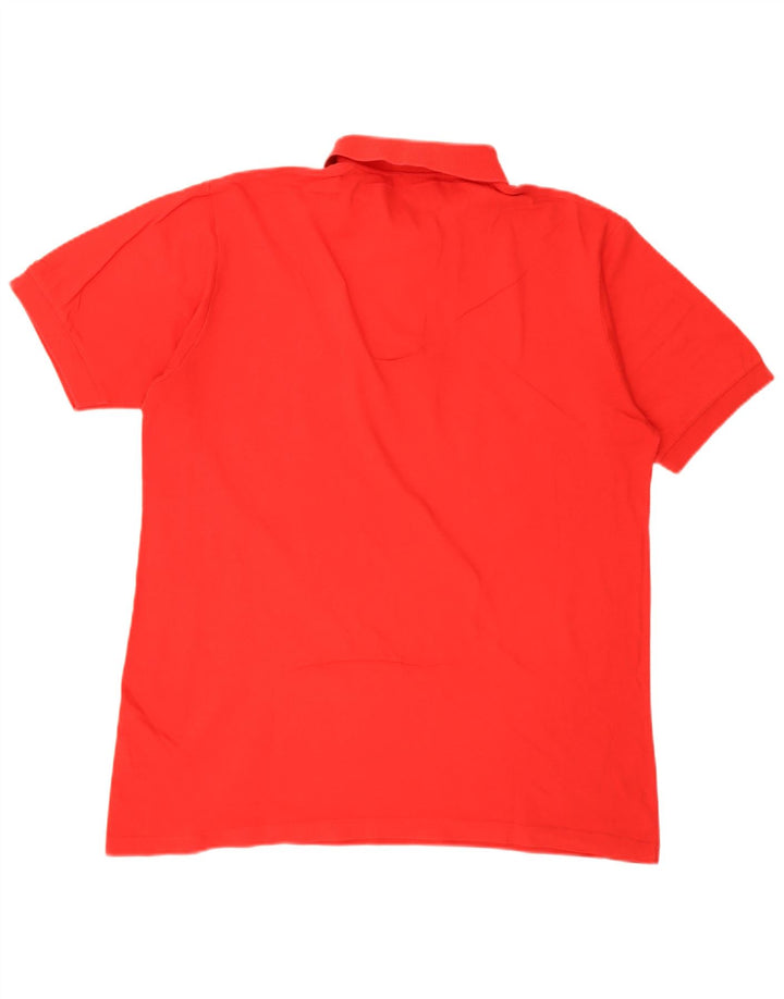 Sergio Tacchini Polo Hombre Grande Algodón Rojo