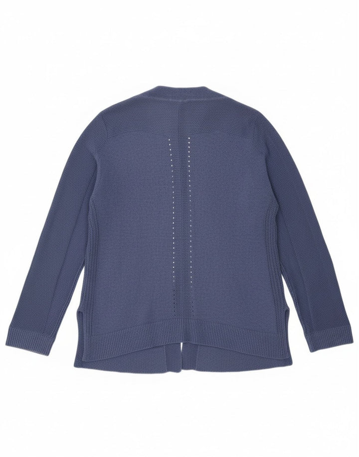 Cárdigan abierto para mujer de White Stuff, talla grande, algodón azul