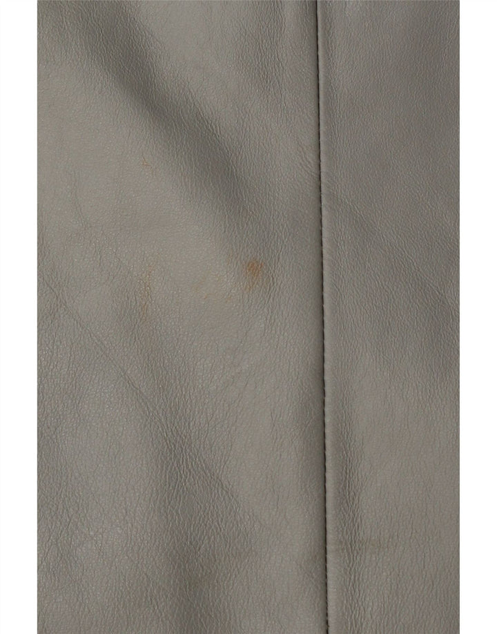 Falda lápiz vintage para mujer W28 gris medio