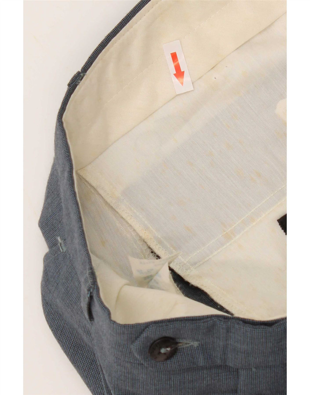 Pantalones de traje con pinzas Farah para hombre W32 L29 Poliéster azul