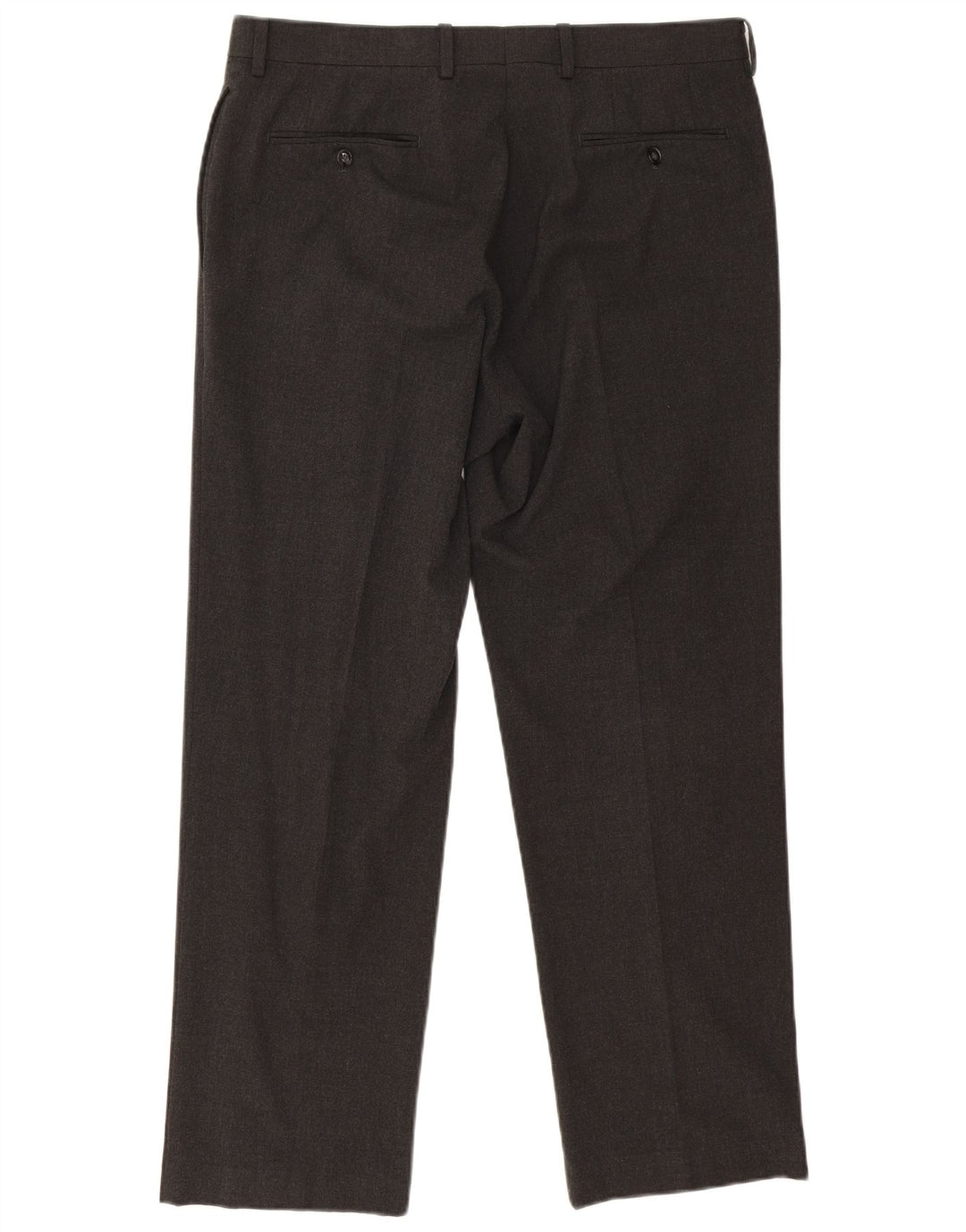 Pantalón de traje recto Calvin Klein para hombre W34 L29 Poliéster gris