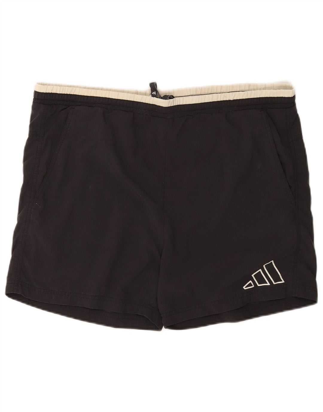 Adidas Hombre Bañador Corto Mediano Negro Poliéster