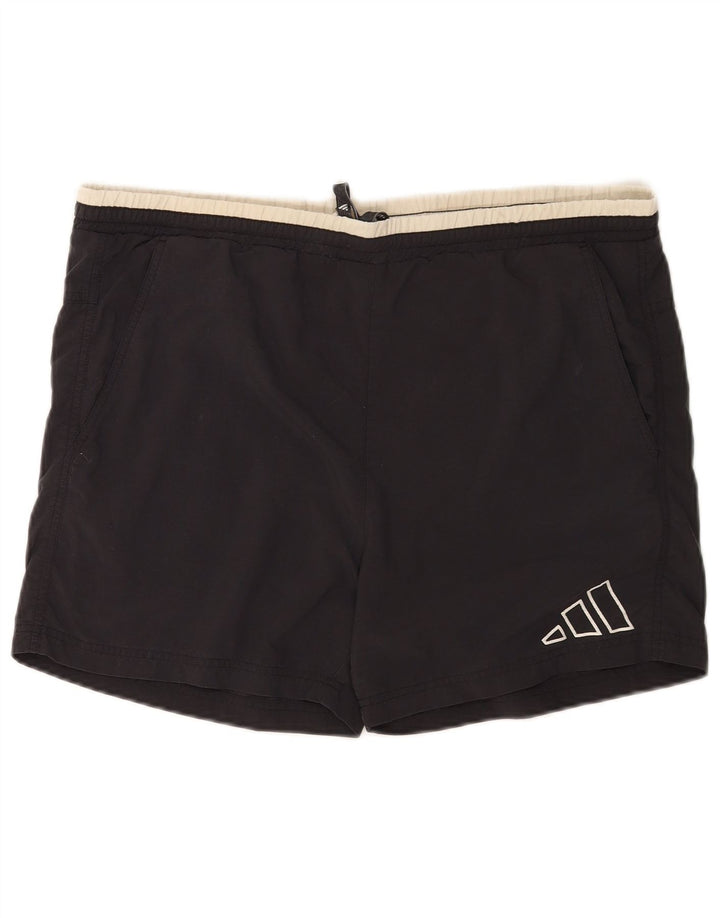 Adidas Hombre Bañador Corto Mediano Negro Poliéster