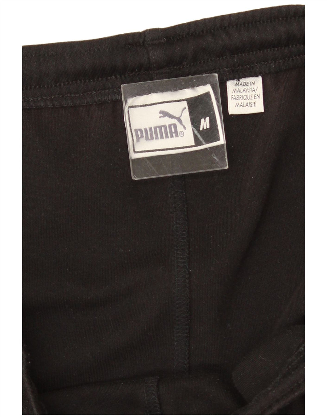 Pantalones De Chándal Puma Negro Mediano Colorblock