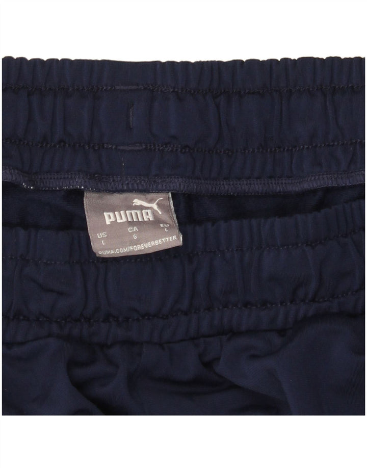 PUMA Pantalones de chándal para hombre Joggers Large Azul marino