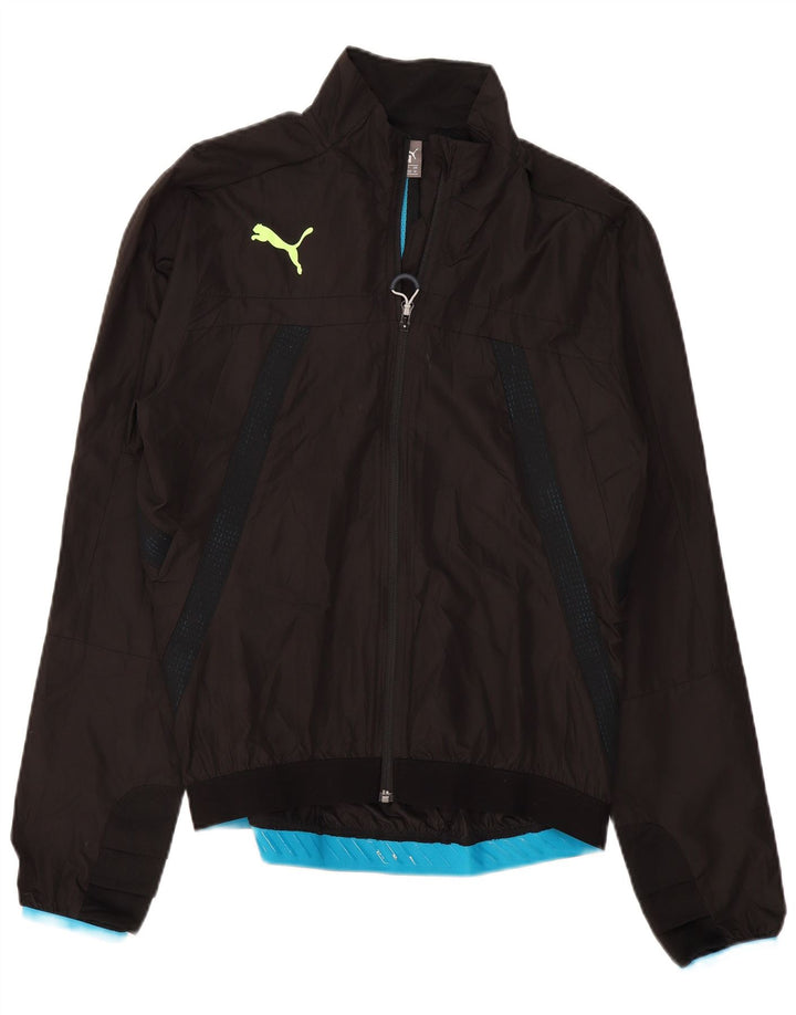 PUMA Chaqueta superior de chándal para hombre Poliéster con bloques de color negro mediano