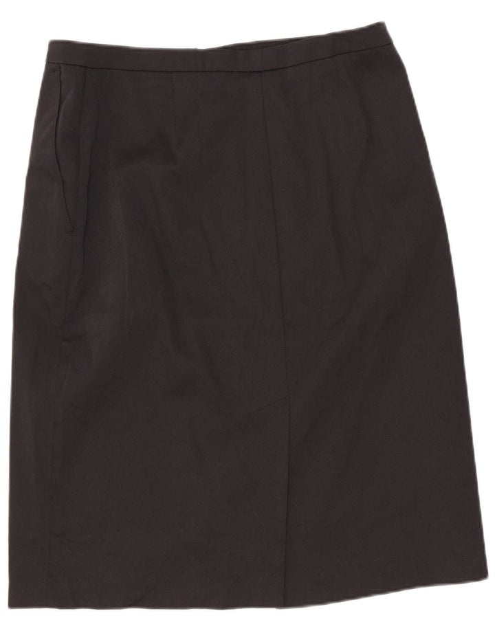 Falda lápiz para mujer Stefanel IT 42 Medium W28 Poliamida negra