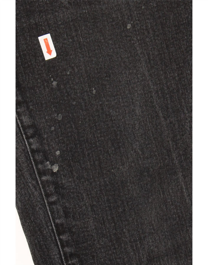 Vaqueros rectos TRUSSARDI para mujer W28 L32 Gris Algodón