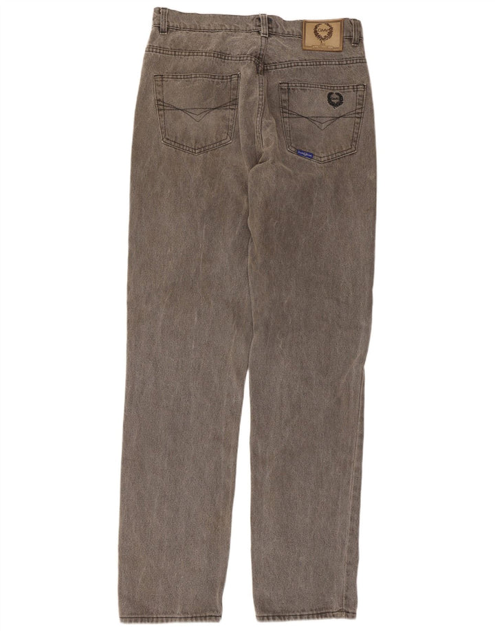 Gianmarco Venturi Vaqueros rectos para hombre W32 L34 Algodón gris