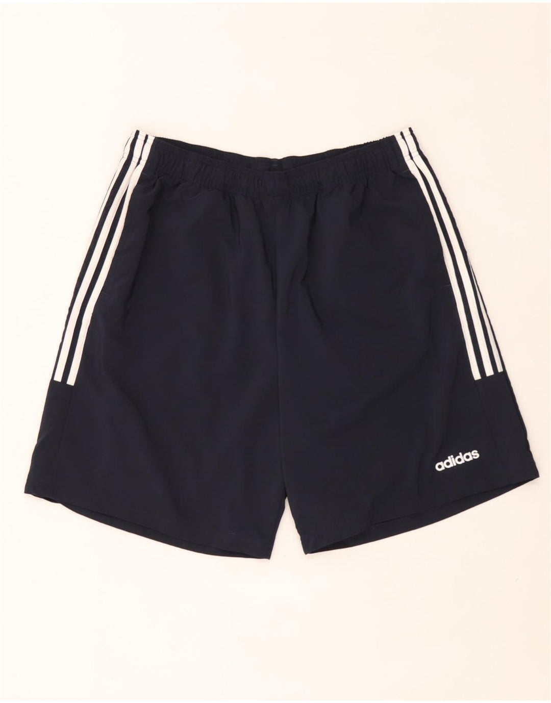 Adidas Pantalones cortos deportivos para hombre XL Azul marino Poliéster