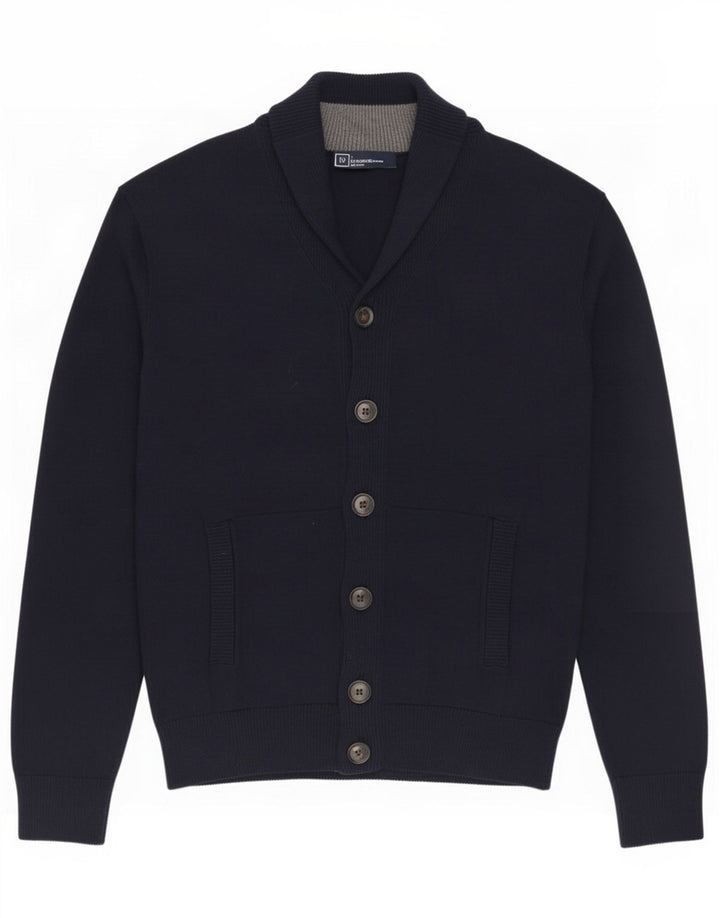 Jersey tipo cárdigan para hombre Gap Algodón azul marino medio