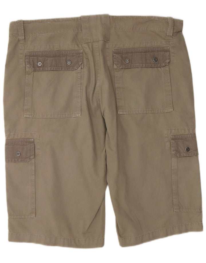Jey Coleman pantalones cortos cargo para hombre W36 grande beige