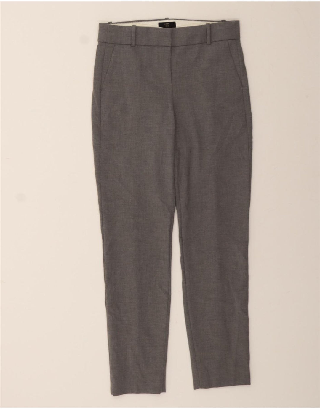 J. CREW Womens Cameron Slim Chino Trousers US 6 Medium W30 L29 Grey Vintage J. Crew and Second-Hand J. Crew from Messina Hembry 