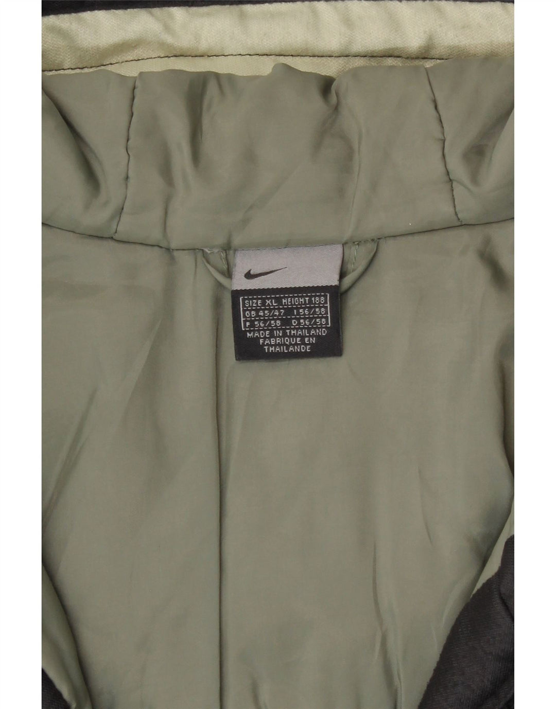 Nike Abrigo cortavientos con capucha para hombre UK 45/47 XL Poliéster negro