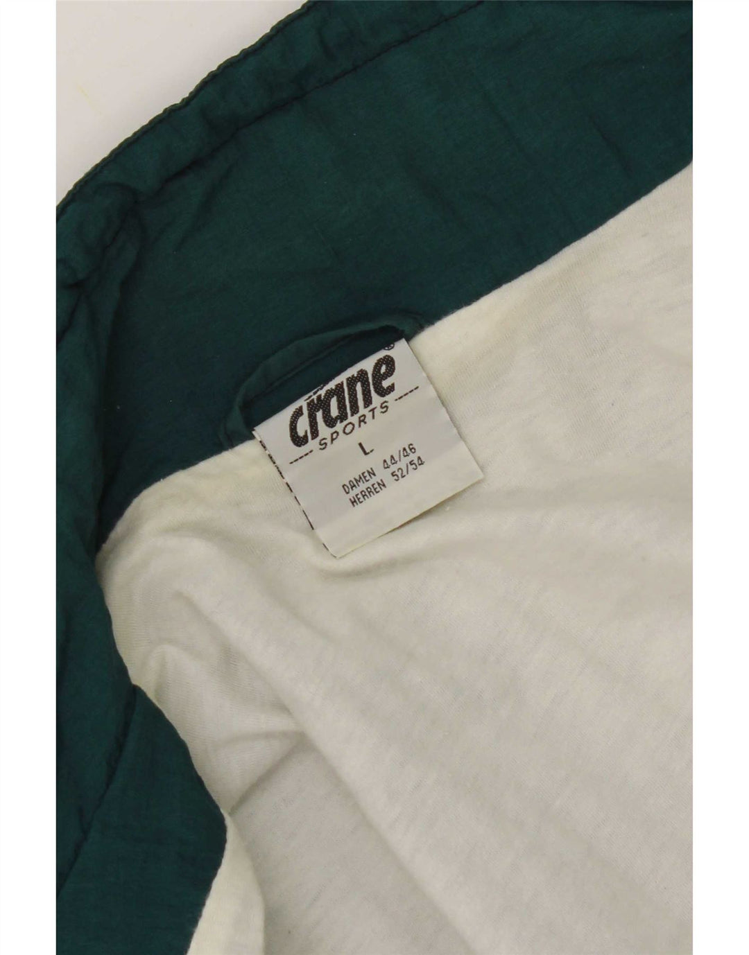 Chaqueta impermeable con estampado Crane para hombre, nailon con bloques de color verde, talla grande, Reino Unido 40