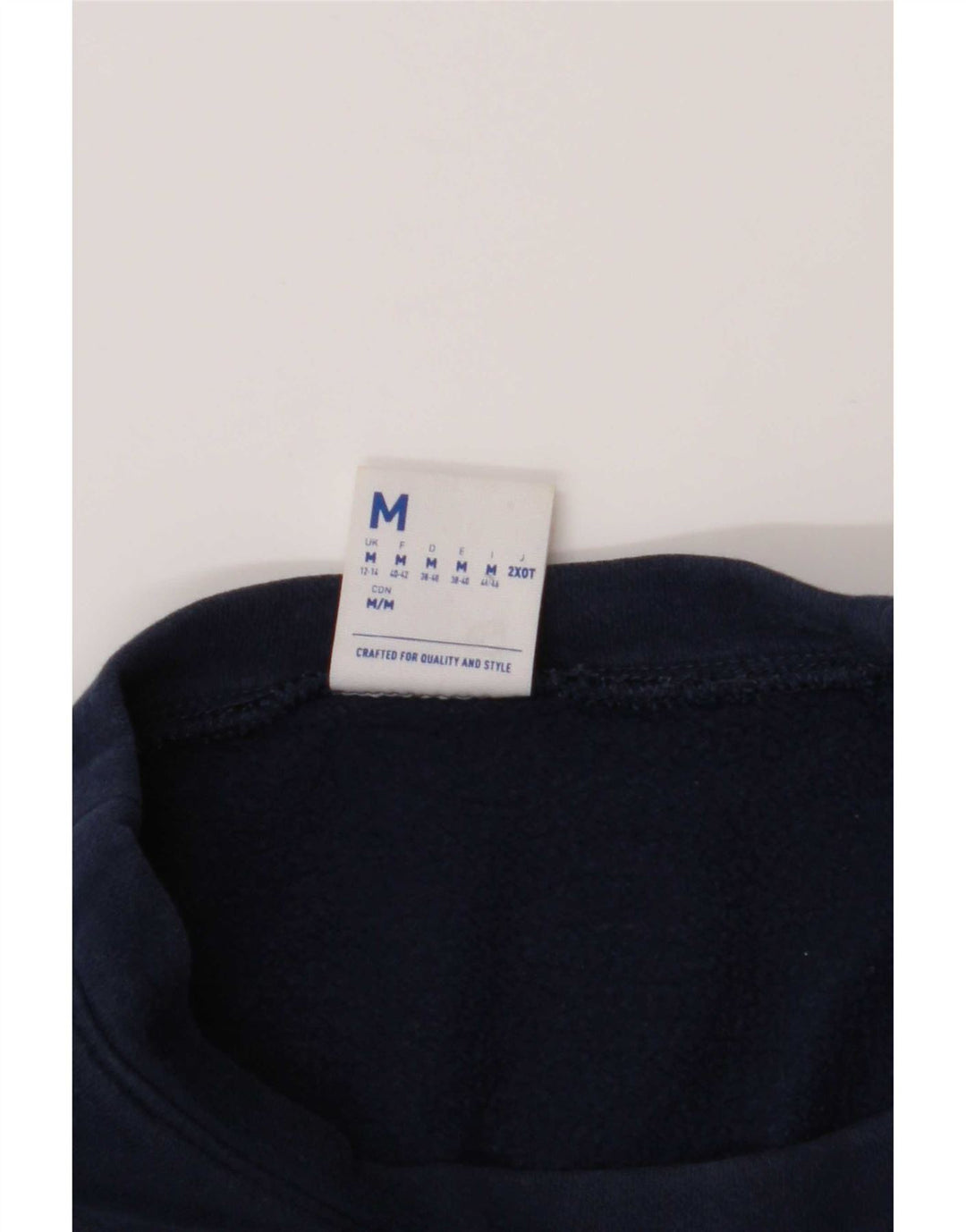 Reebok Sudadera de gran tamaño con gráfico para mujer, talla 44, talla M, azul marino