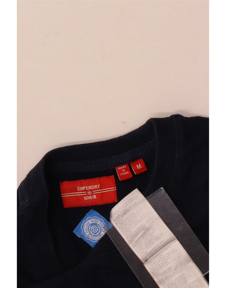 Camiseta Superdry Hombre Top Medium Azul Marino Algodón