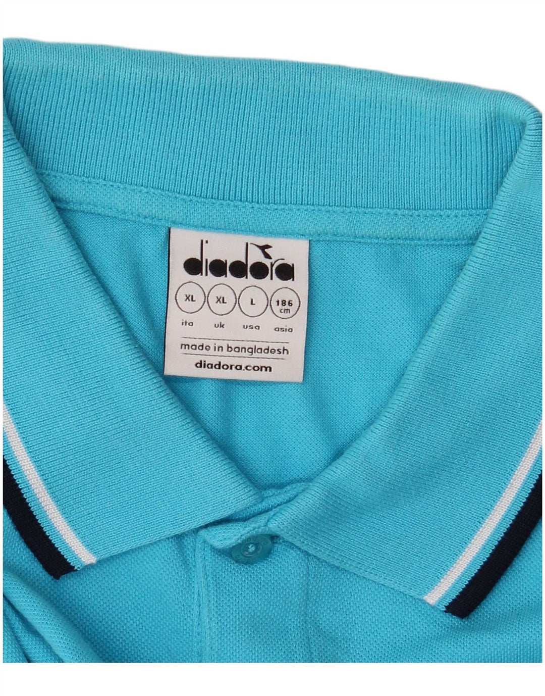 Diadora Polo Hombre XL Azul