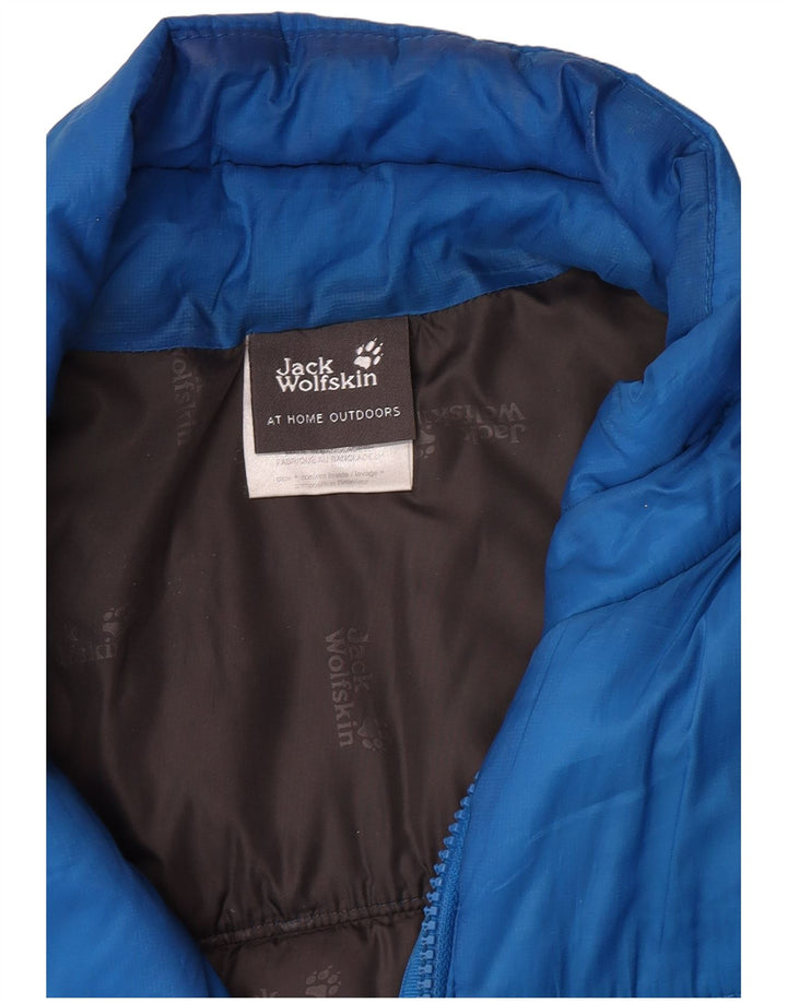 Jack Wolfskin Chaqueta acolchada para hombre UK 36/38 Small Azul Poliéster
