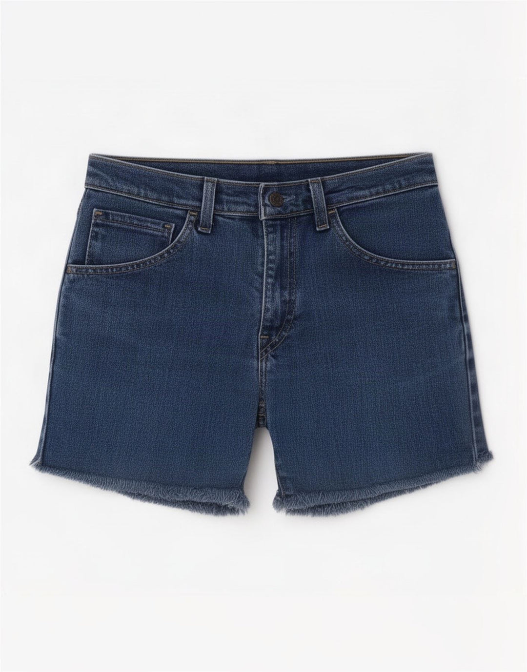 Shorts Levi's Mujer W28 Algodón Azul Medio