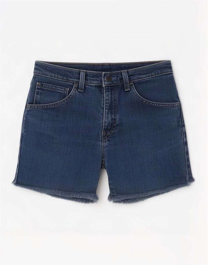 Shorts Levi's Mujer W28 Algodón Azul Medio