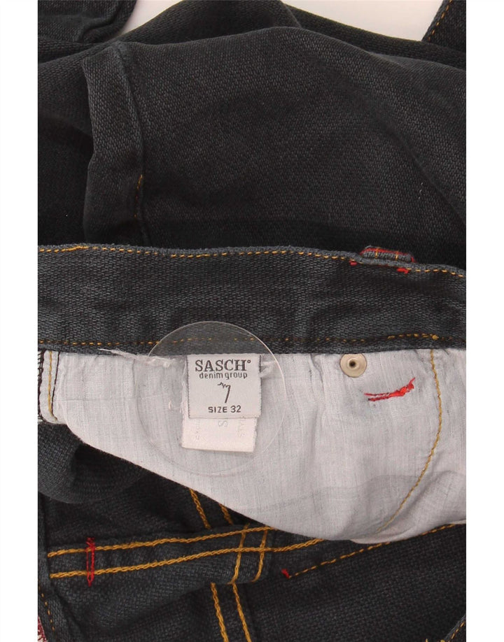 Vaqueros Sasch Mujer Rectos W32 L34 Azul Marino Algodón