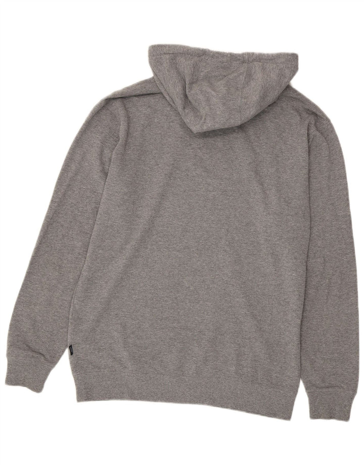 VANS Hombre Sudadera con capucha Jersey de algodón moteado gris medio