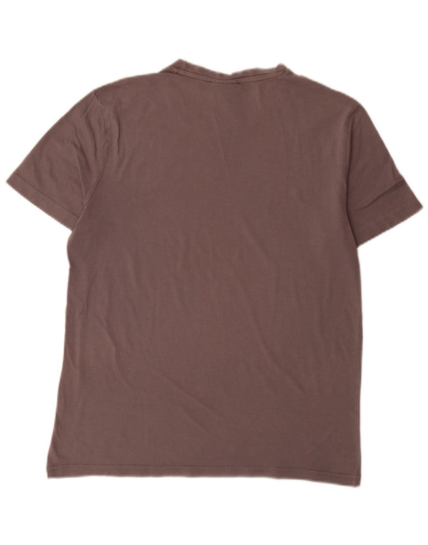 Diadora Hombre Camiseta Gráfica Top Small Gris Algodón