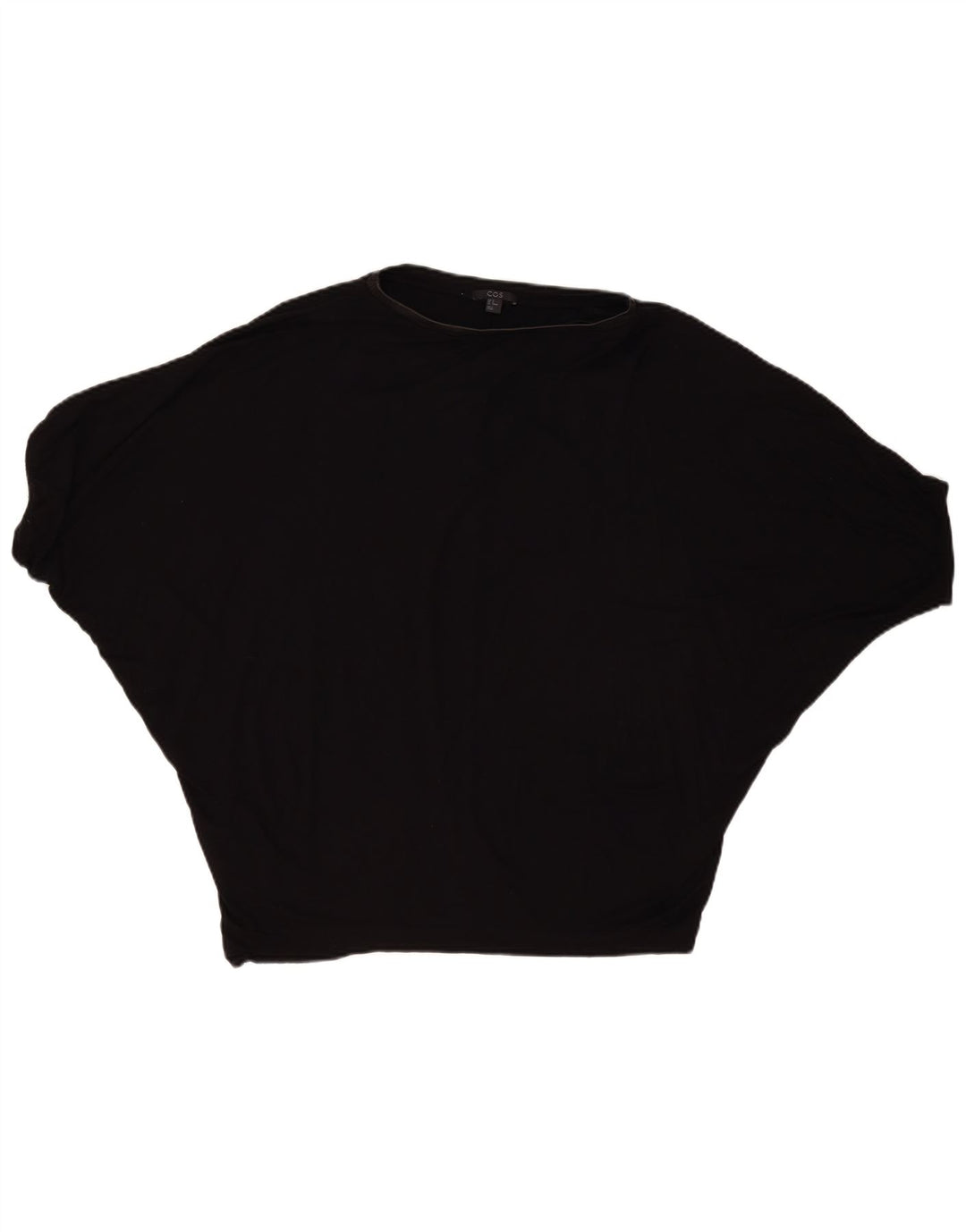 Cos Blusa extragrande para mujer Top UK 44 Viscosa negra mediana