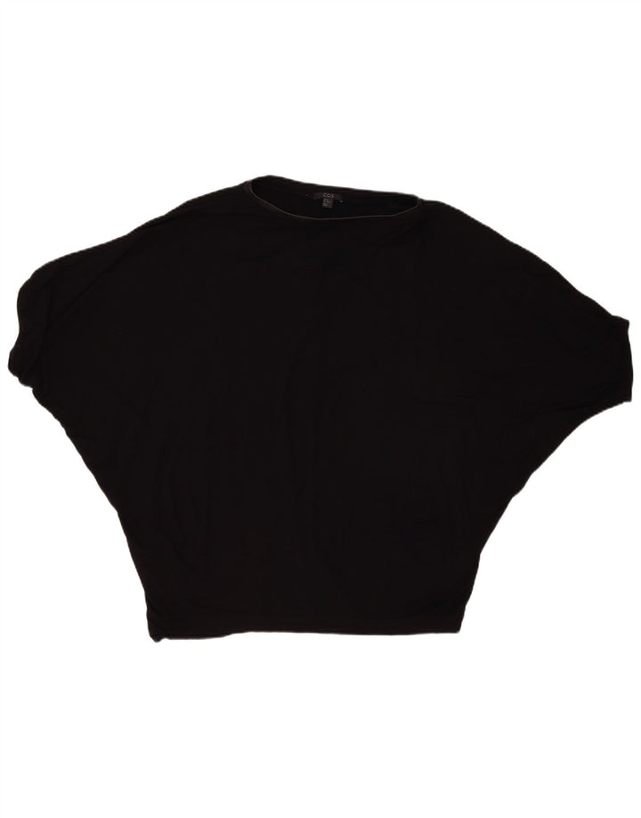 Cos Blusa extragrande para mujer Top UK 44 Viscosa negra mediana